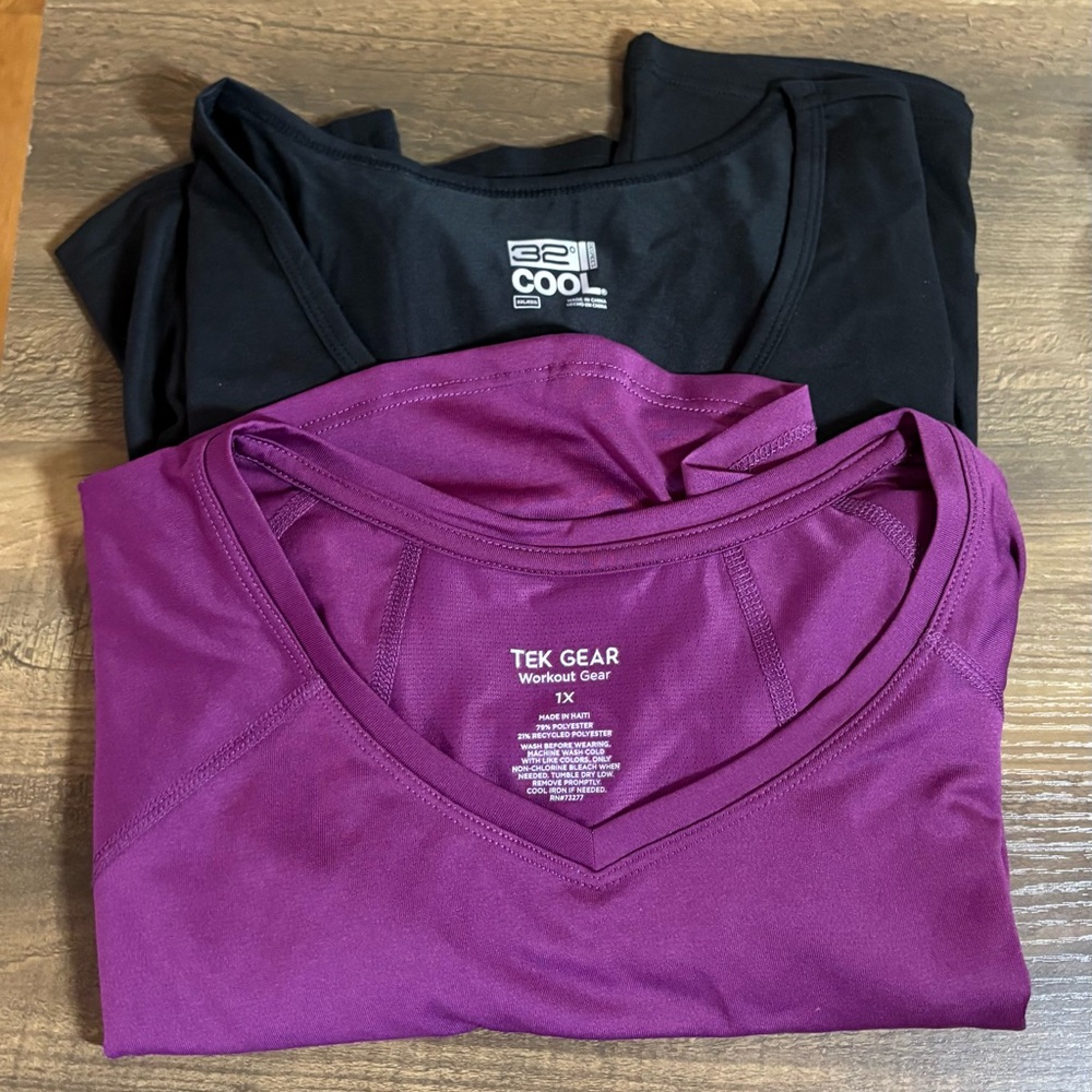 NWT Women’s Athletic tops size 1X/XXL